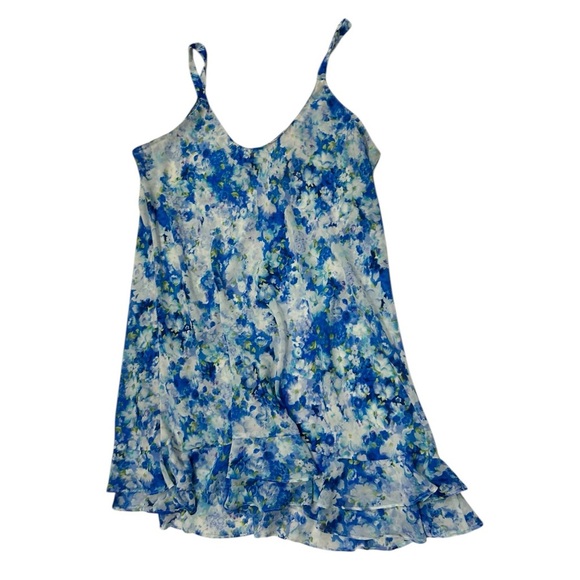 Oscar De La Renta Pink Label Floral Lace Romantic Night Slip Gown Lingerie Sz L - Picture 9 of 11